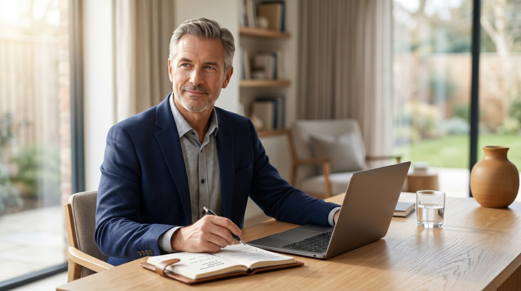 person seeking professional financial advice regarding pension rights during a divorce.