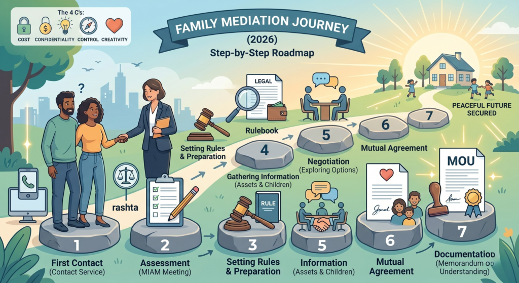 What are the 7 Stages of Mediation?