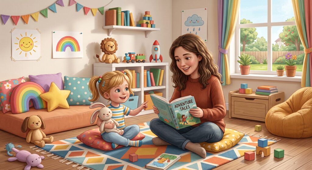 Illustration representing the UK Family Mediation Voucher Scheme offering up to £500 per family
