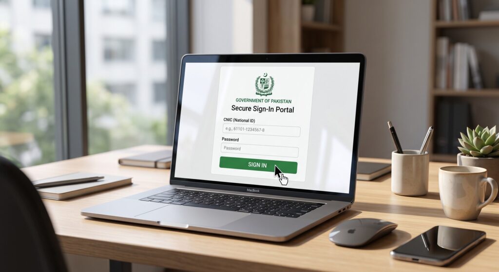 Logging into a Child Maintenance Service account online