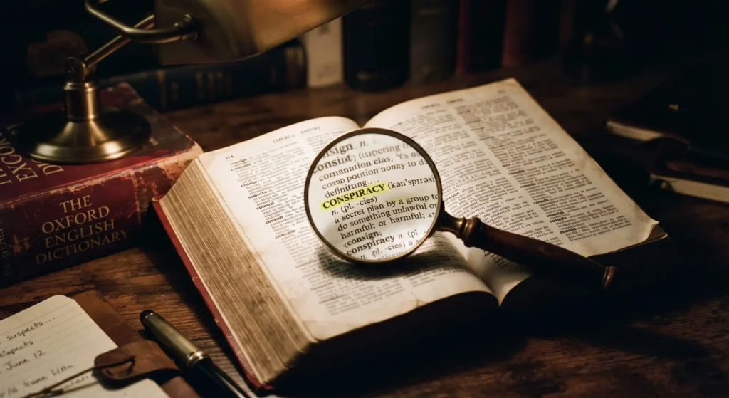 magnifying glass over dictionary illustrating the myth around common law partner meaning in the UK