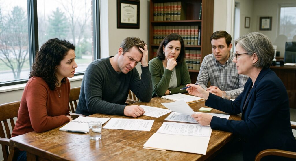 Family disagreement over unclear will instructions