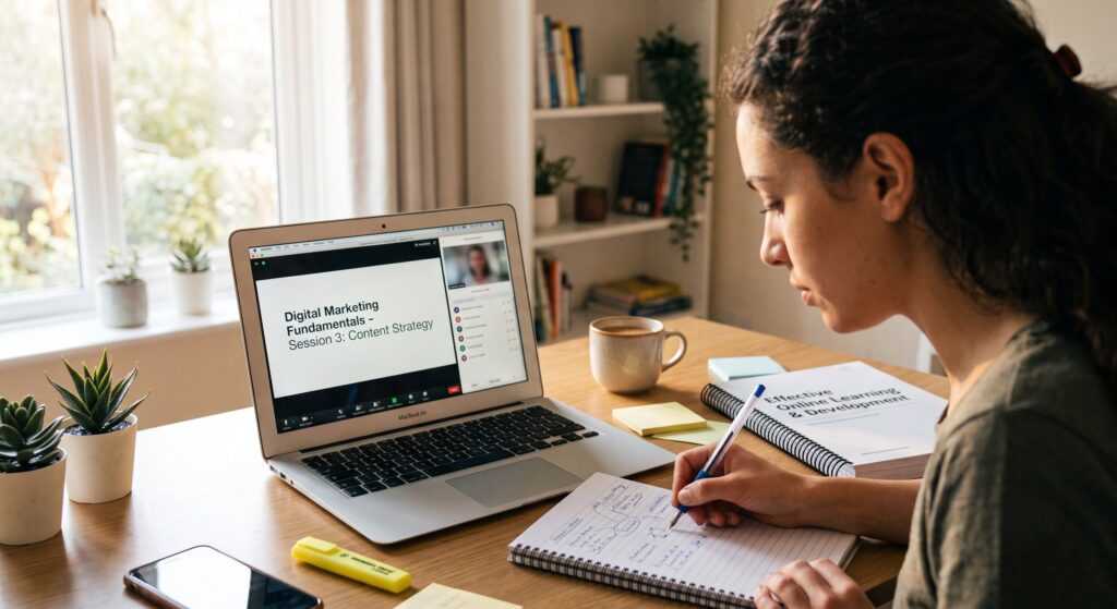 Trainee completing family mediation foundation training course in the UK